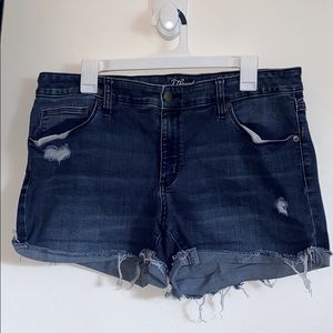 Denim shorts